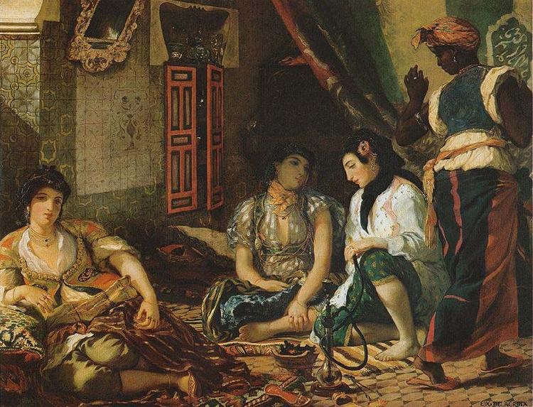 Eugene Delacroix The Women of Algiers